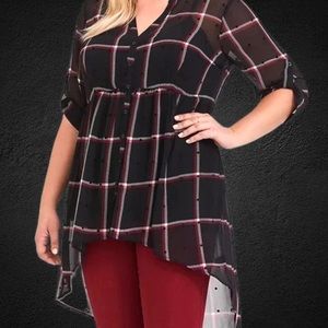 Torrid 2 Hi-lo babydoll tunic